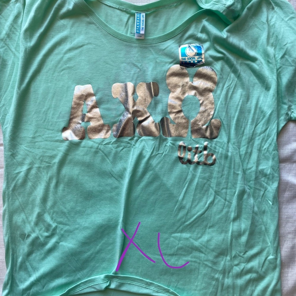 Disney alpha chi omega crop top